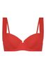 Hunkemöller Red Sardinia Padded Bikini Top