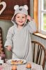 JoJo Maman Bébé Grey Koala Towelling Wrap All-In-One