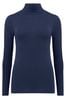 Pour Moi Navy Blue Roll Neck Second Skin Thermals