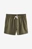 Khaki Green Swim Shorts