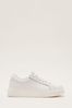 Phase Eight White Leather Trainers