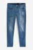 Replay Dunkelblaue Anbass Jeans in schmaler Passform