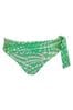 Pour Moi Green Portofino Tie Foldover Briefs