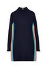 Joules Blue Laurie Roll Neck Knitted Dress