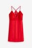 Red B by Ted Baker Modal Lace Slip