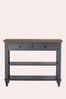 Charcoal Grey Laura Ashley Hanover 2 Drawer Console Table
