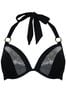 Pour Moi Black Sea Queen Sequin Boost Padded Bikini Top