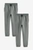 Charcoal Grey Slim Fit Joggers 2 Pack (3-16yrs), Slim Fit