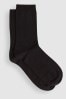 Reiss Black Celine Fine Wool Loafer Socks