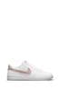 Nike White/Pink Court Legacy Trainers
