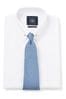 Savile Row Co White Extra Slim Pin Collar Double Cuff Shirt