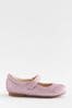 Pink Glitter Standard Fit (F) Mary Jane Shoes, Standard Fit (F)