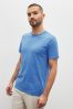 Staubblau - Reguläre Passform - Essential T-Shirt mit Rundhalsausschnitt, Regular Fit