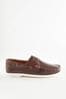 Chestnut Brown Classic Leather Boat Shoes