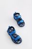 Cobalt Blue Standard Fit (F) Lightweight Touch Fastening Adjustable Strap Trekker Sandals
