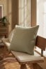 Sage Green 59 x 59cm Matte Velvet Cushion, 59 x 59cm