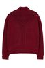 Joules Isabella Dicker Pullover mit Lochmuster, Rot