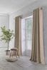 Charcoal Grey Appletree Boucle Eyelet Curtains