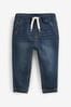 Dark Wash Regular Fit Jogger Jeans With Comfort Stretch (3mths-7yrs), Regular Fit
