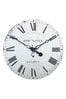 Brookpace Lascelles Cream Open Faced London Clockmaker Wall Clock Large