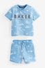 Baker by Ted Baker Blue Short And T-Shirt Set
