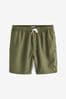 Khaki Green Swim Shorts
