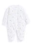 JoJo Maman Bébé Baby-Schlafanzug aus bestickter Baumwolle