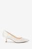 Ivory White Forever Comfort® Wedding Low Point Court Bridal Shoes