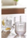 Clear Hollis Set of 4 Short Tumbler Glasses, Set of 4 Short Tumbler Glasses