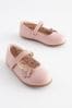 Pink Standard Fit (F) Butterfly Mary Jane Shoes