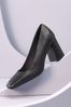Schwarz - Forever Comfort® mit Motionflex Schuhe mit Blockabsatz und eckiger Zehenpartie