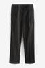 Black Tailored Wide Leg Trousers, Petite