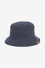 Navy Plain Bucket Brest Hat (3mths-16yrs)