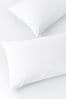 Riva Paoletti Set of 2 White Bamboo Pillowcases