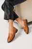 Camel Forever Comfort® Leather Tassel Chunky Loafer Shoes