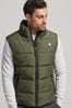 Superdry Green Sports Padded Gilet