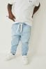 Light Blue Denim Regular Fit Jogger Jeans With Comfort Stretch (3mths-7yrs), Regular Fit
