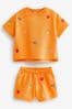 Orange T-Shirt and Short Set (3mths-7yrs)