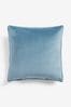 Pale Blue 43 x 43cm Matte Velvet Cushion, 43 x 43cm