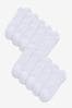 White 10 Pack Cushioned Trainers Socks, 10 Pack