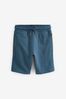 Blue Zip Pocket Jersey Shorts Sophina (3-16yrs)