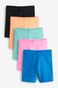 Black/Blue/Pink/Multi 5 Pack Cycle Replay Shorts (3-16yrs)