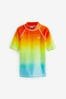 Rainbow Short Sleeve Sunsafe Rash Vest (3-16yrs), Short Sleeve