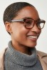 Tortoiseshell Brown Round Preppy Style Ready To Wear Reading Glasses