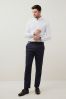 White Skinny Fit Easy Care Single Cuff Oxford Shirt