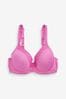 Bright Pink Atelier-lumieresShops Active Sports High Impact Full Cup Wired Bra