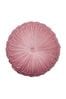 Laura Ashley Dark Blush Pink Round Rosanna Cushion