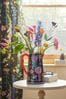 Lucy Tiffney at SneakersbeShops Floral Ceramic Jug Vase