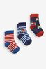 JoJo Maman Bébé Multi Boys' 3-Pack Tractor Socks