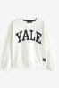 Ecru White Yale Sweatshirt, Regular